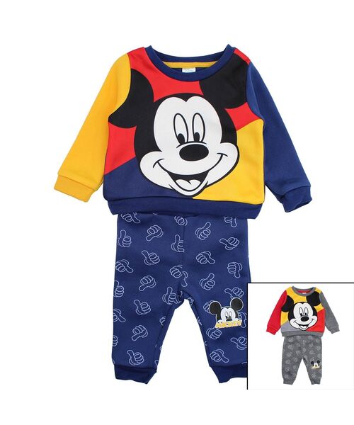 Trening vatuit 2 piese "Happy Mickey", bluza maneca lunga si pantaloni