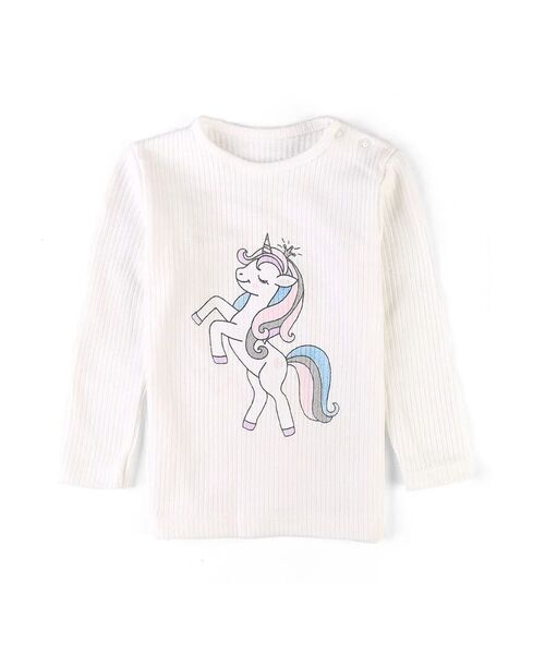 Set 3 piese "Unicornul curcubeu", geaca de fas bleu, bluza alba maneca lunga, fusta tull multicolor