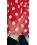 Rochie Minnie tull rosu CU DEFECT , marime 6 ani