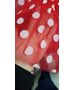 Rochie Minnie tull rosu CU DEFECT , marime 6 ani